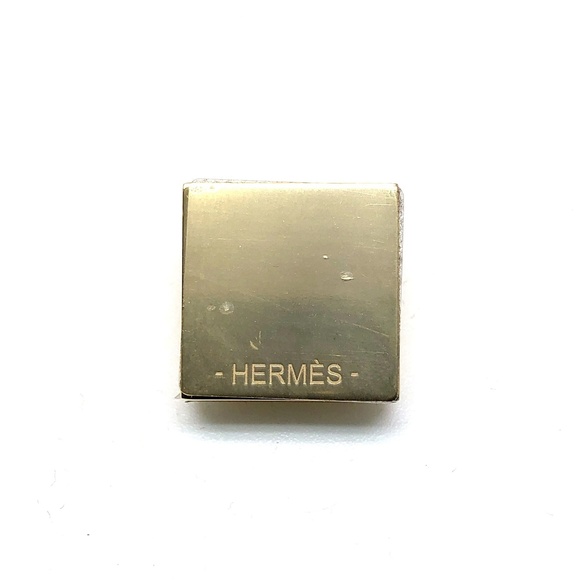 HERMES Hermes Scarf Ring Medor 3-Row Twilly 3P Set of 3 Gold Unused Mikunigao...